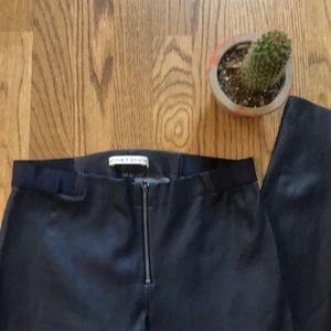 Alice + Olivia leather leggings NEW